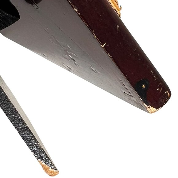 Vtg Sicura Wood Wicker Rectangular Picture Frame 5x7 photo easel Boho Rustic - Picture 12 of 16